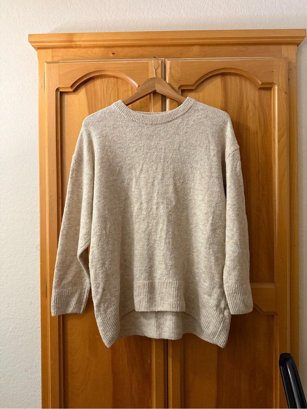 Old Navy Neutral Beige Crewneck Sweater